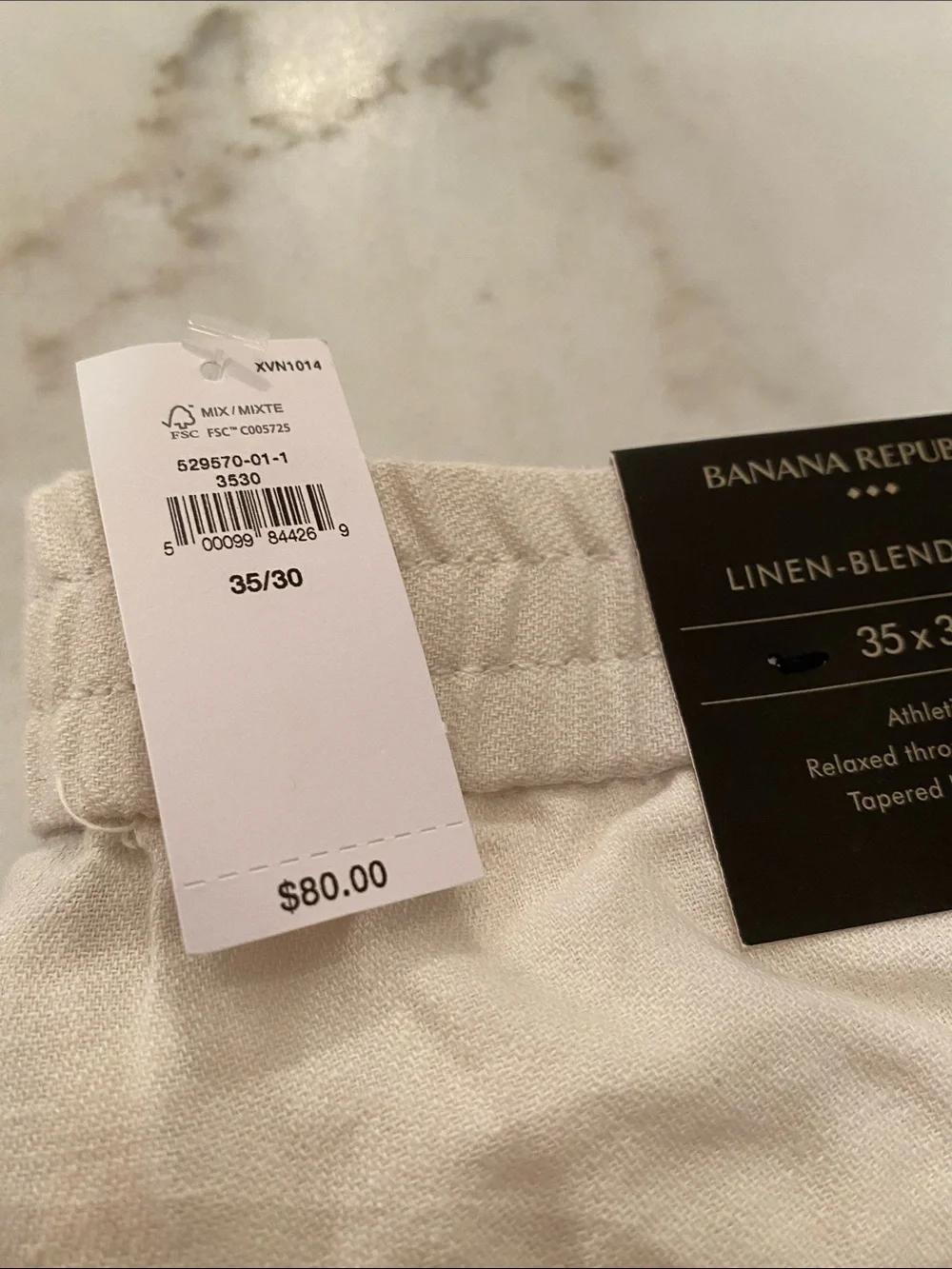 Banana Republic Cream/Tan Men’s Pants
